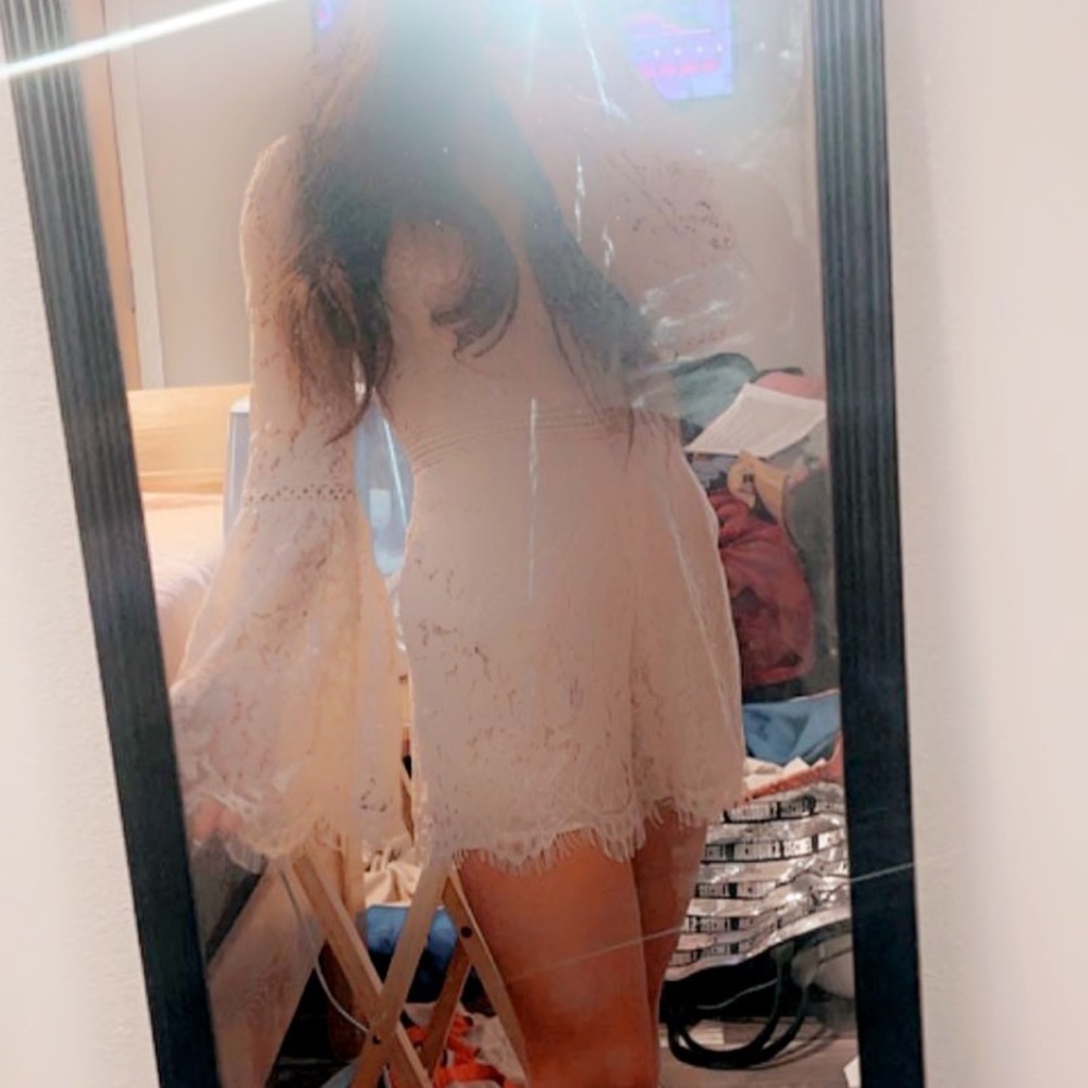 Romper size small light pink